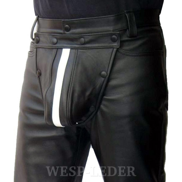 leather pants with codpiece