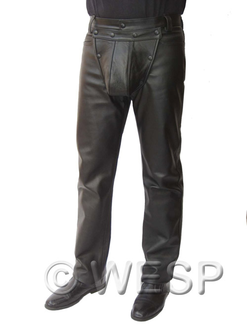 leather pants with codpiece